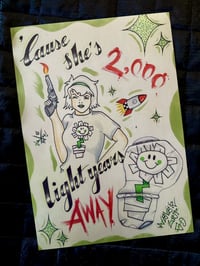 Green Day Inspired "2000 Light Years Away" Kerplunk 200gsm A4 Poster Print