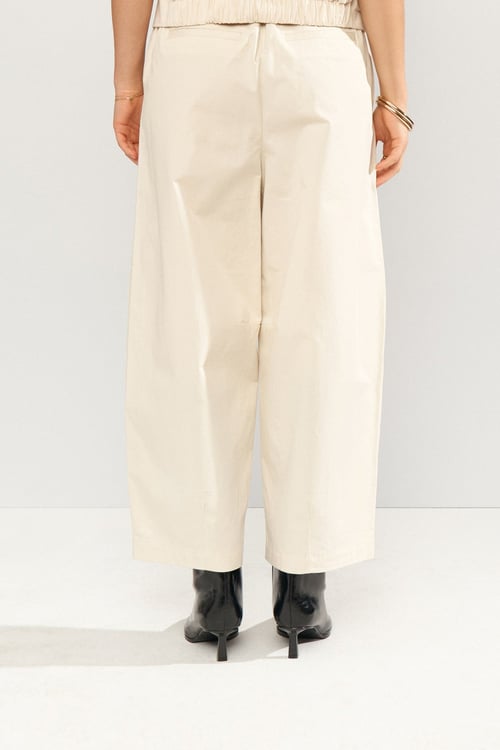 Image of 2-Pantalones NUSUNNA CROPPED Whitecap Gray