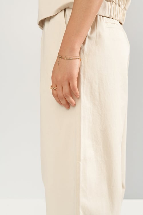 Image of 2-Pantalones NUSUNNA CROPPED Whitecap Gray