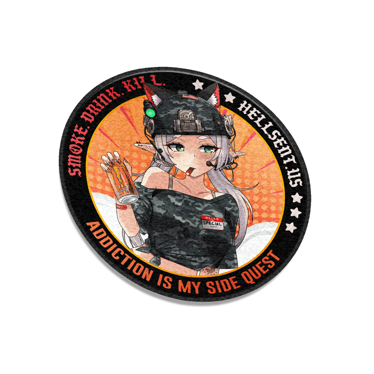 Image of Addiction Is My Side Quest Patch