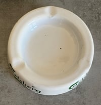 Image 3 of Vintage (1990s) Danish White (Enamel) Carlsberg Advertising Ashtray