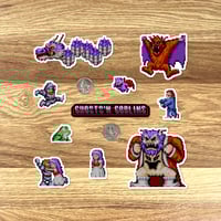 Image 3 of Ghosts 'N Goblins Arcade Sticker/Magnet Sets (25 Pieces) 