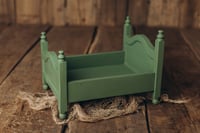 Image 1 of Vintage bed in Forest Green Color