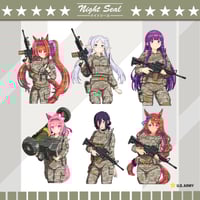 Image 1 of U.S ARMY x Waifus / Stickers 