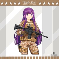 Image 3 of USMC x Waifus / Stickers 