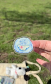 Image 2 of sleepy jellyfish sticker sheet