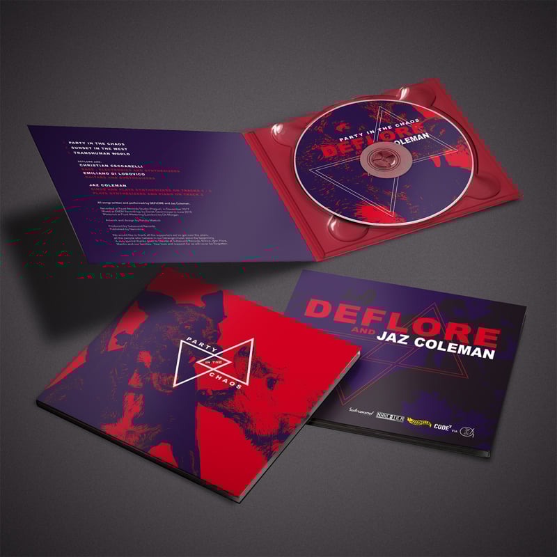 Deflore and Jaz Coleman - Party In The Chaos - LP | LIMITED | CD