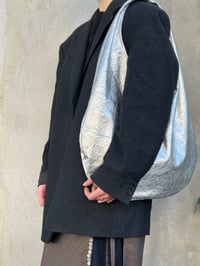 Image 5 of Silver Leather Hobo