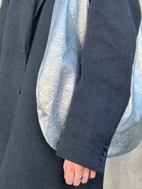 Image 6 of Silver Leather Hobo