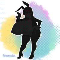 Image 2 of Reverse Bunny Nagi Vinyl Decal Pre-Order