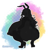 Image 2 of Reverse Bunny Kuroeda Vinyl Decal Pre-Order