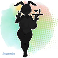 Image 2 of Reverse Bunny Hana Uzaki Vinyl Decal Pre-Order