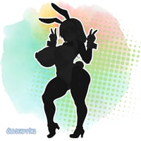 Image 2 of Reverse Bunny Tsuki Uzaki Vinyl Decal Pre-Order