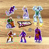 Image 3 of X-Men Arcade Sticker/Magnet Sets (29 Pieces)