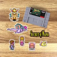 Image 3 of Secret of Mana Sticker/Magnet Sets (37 Pieces)