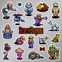 Image 2 of Secret of Evermore Sticker/Magnet Sets (19 Pieces) 