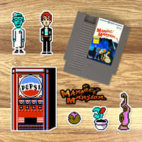 Image 3 of Maniac Mansion NES Sticker/Magnet Sets (25 Pieces)