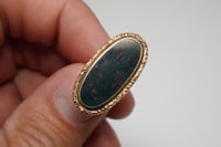 Image 7 of Victorian 14k Yellow Gold, Bloodstone Watch Fob, Charm, or Pendant