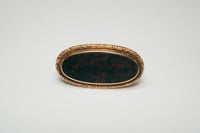 Image 6 of Victorian 14k Yellow Gold, Bloodstone Watch Fob, Charm, or Pendant