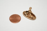Image 9 of Victorian 14k Yellow Gold, Bloodstone Watch Fob, Charm, or Pendant