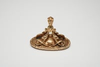 Image 1 of Victorian 14k Yellow Gold, Bloodstone Watch Fob, Charm, or Pendant