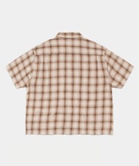 Image 2 of STUSSY_LIAM S/S PLAID SHIRT :::BROWN:::