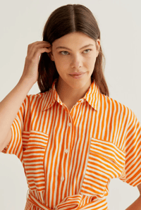 Image 9 of Suki Dress in Blue or Orange