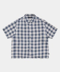 Image 1 of STUSSY_LIAM S/S PLAID SHIRT :::BLUE:::