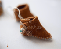 Image 2 of Mini Moccasin Earrings