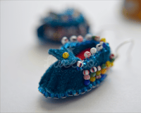 Image 4 of Mini Moccasin Earrings