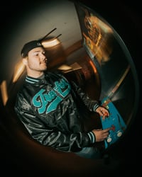 Image 4 of Custom Satin Treefort Bomber Jacket