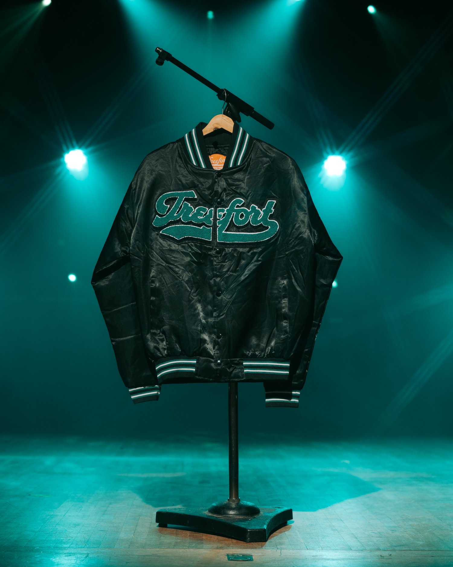 Image of Custom Satin Treefort Bomber Jacket