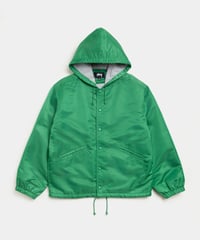 Image 2 of STUSSY_HOODED COACHES JACKET :::GREEN:::