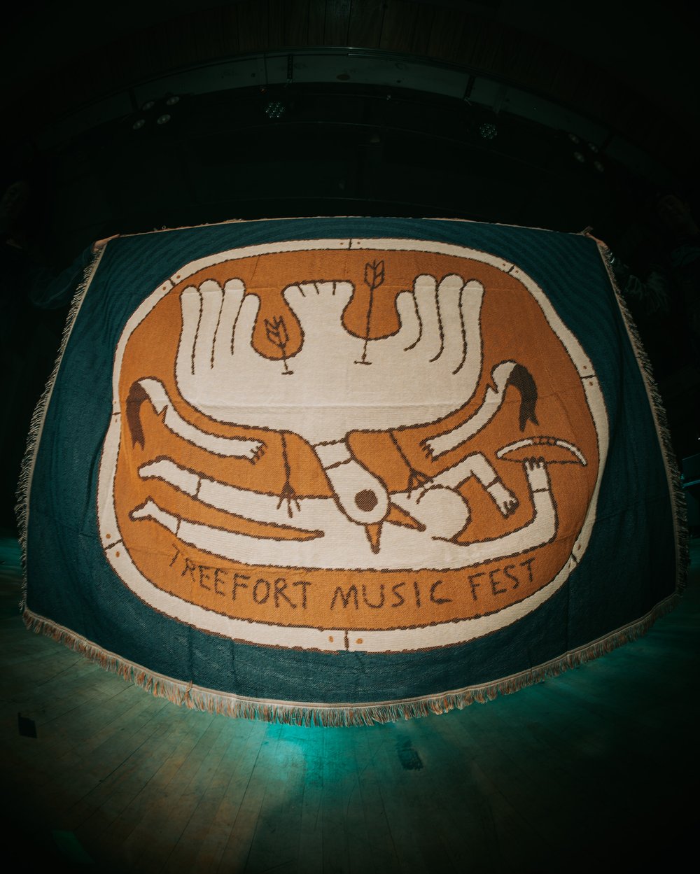 Image of Treefort Woven Throw Blanket