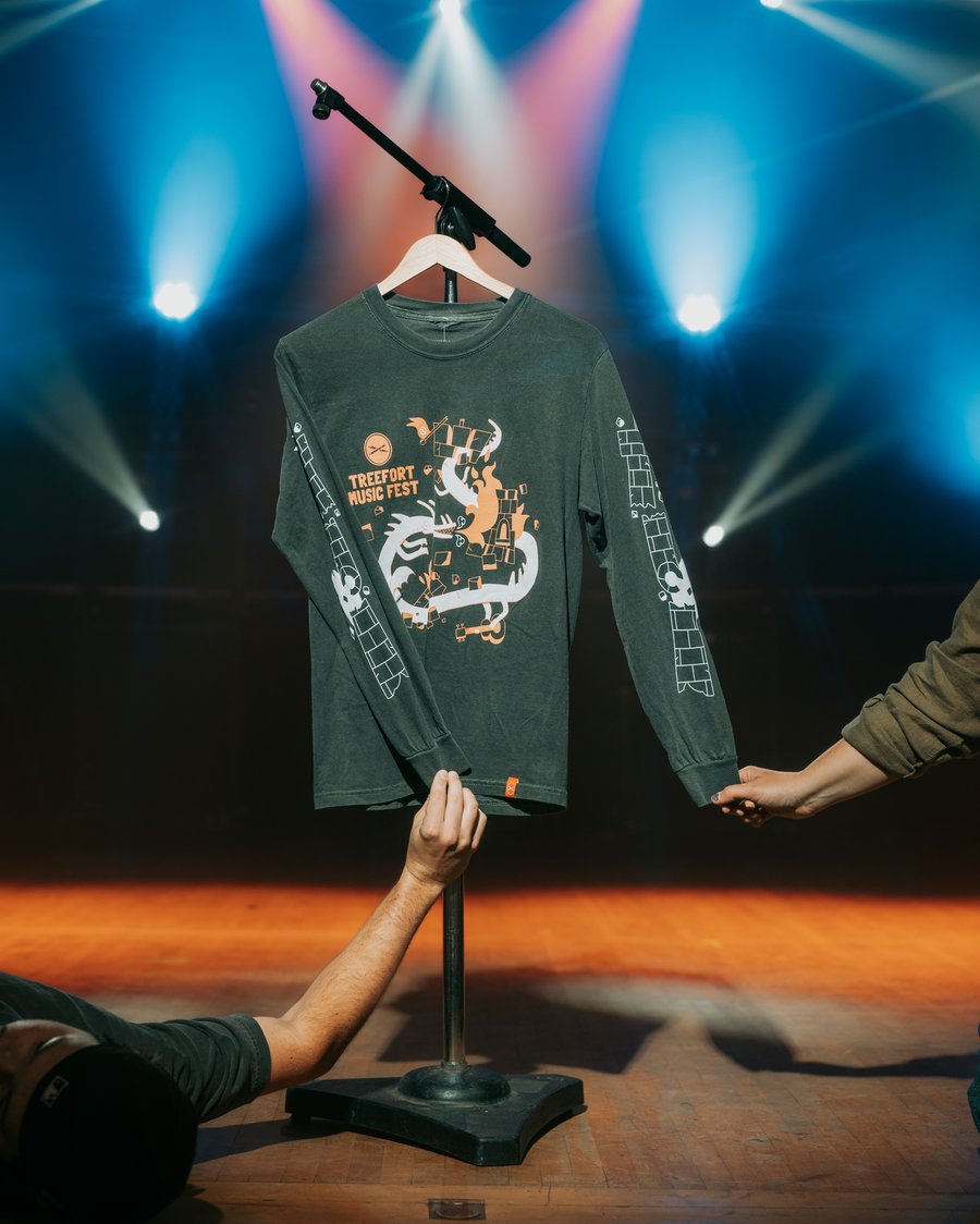 Image of TMF 2026 Falling Castle Longsleeve Tee