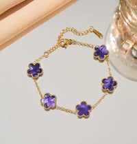 Image 1 of Four leaf Bracelet