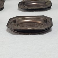 Image 10 of Desk Drop Handle Drawer Pulls, Embossed Flowers, Set of 9, #988