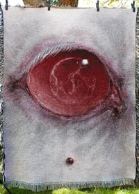 Image 1 of *PREORDER FOR MAY* woven tapestry/blanket (50x 66 inches) weep