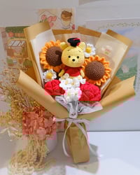 Image 1 of Sunny Pooh Graduation Bouquet