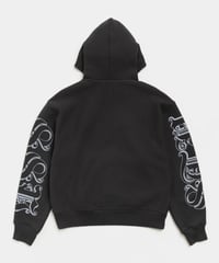 Image 2 of STUSSY_MOTIF PRINT HOODIE :::BLACK:::