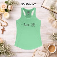 Image 6 of Hope Racerback Tank Top — Women's Inspirational 'hope' Tank