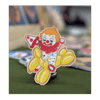 Clown Riding Balloon 4.5" Inch Matte Sticker