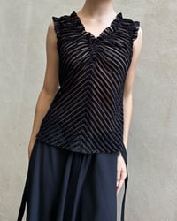 Image 1 of STRIPED SHEER TANK