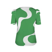 Image 2 of BASQUIETTA ON THE GREEN PUFF SLEEVE T SHIRT