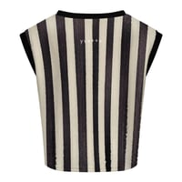 Image 2 of BGM STRIPE KNIT CROP TANK