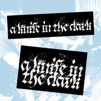 A Knife in the Dark vinyl sticker pack