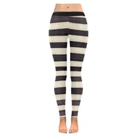 Image 1 of HORIZONTAL STRIPE LEGGINGS