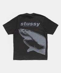 Image 1 of STUSSY_SHARK TEE :::BLACK:::