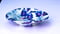 Image of Organic Serving Dish - Morning Glory Pattern