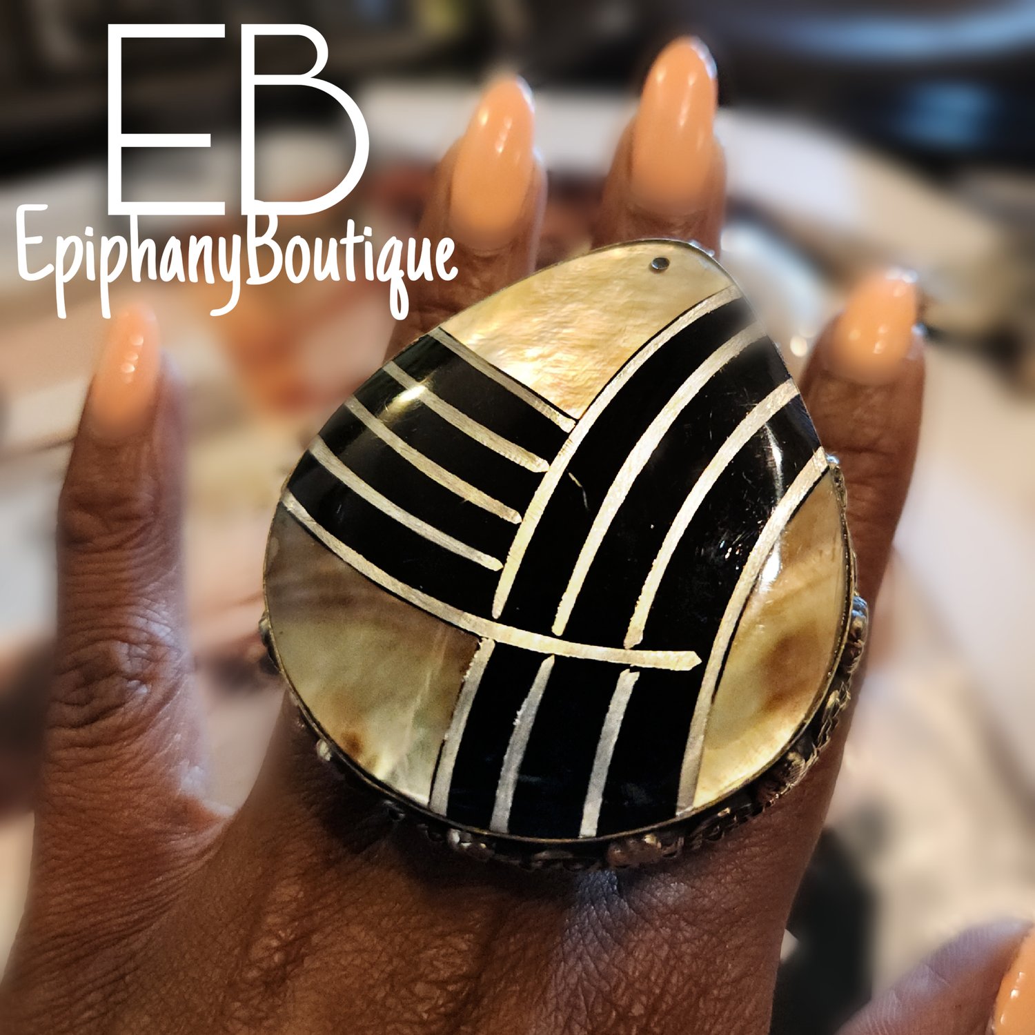 Image of EB Goddess Rings: Coconut Shell